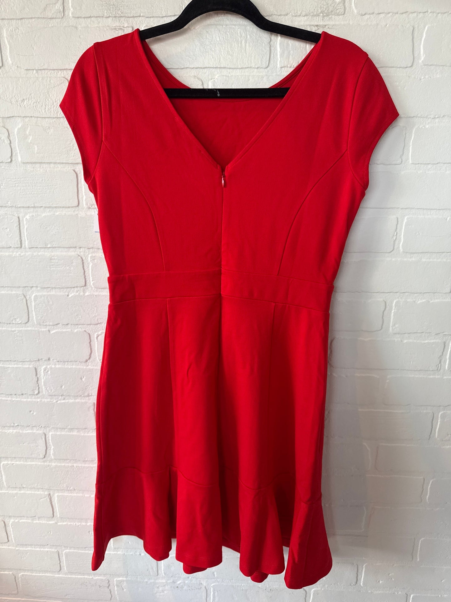 Dress Casual Short By Loft In Red, Size: S