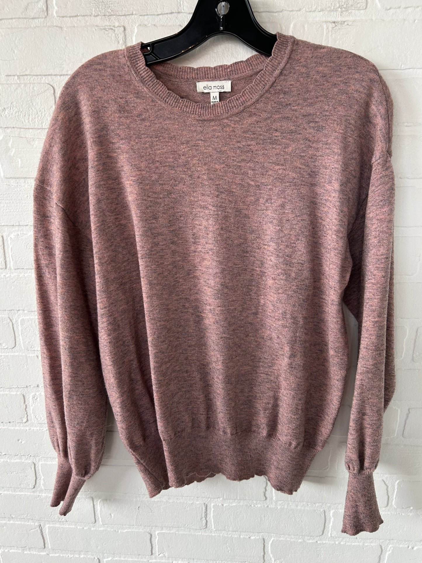 Sweater By Ella Moss In Pink, Size: M