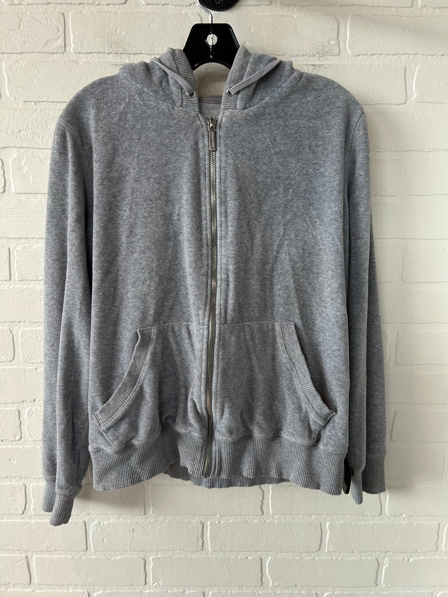 Sweatshirt Hoodie By Michael By Michael Kors In Grey, Size: Xl