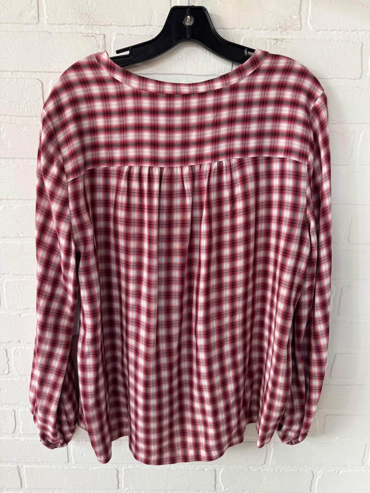 Top Long Sleeve By Loft In Red, Size: L