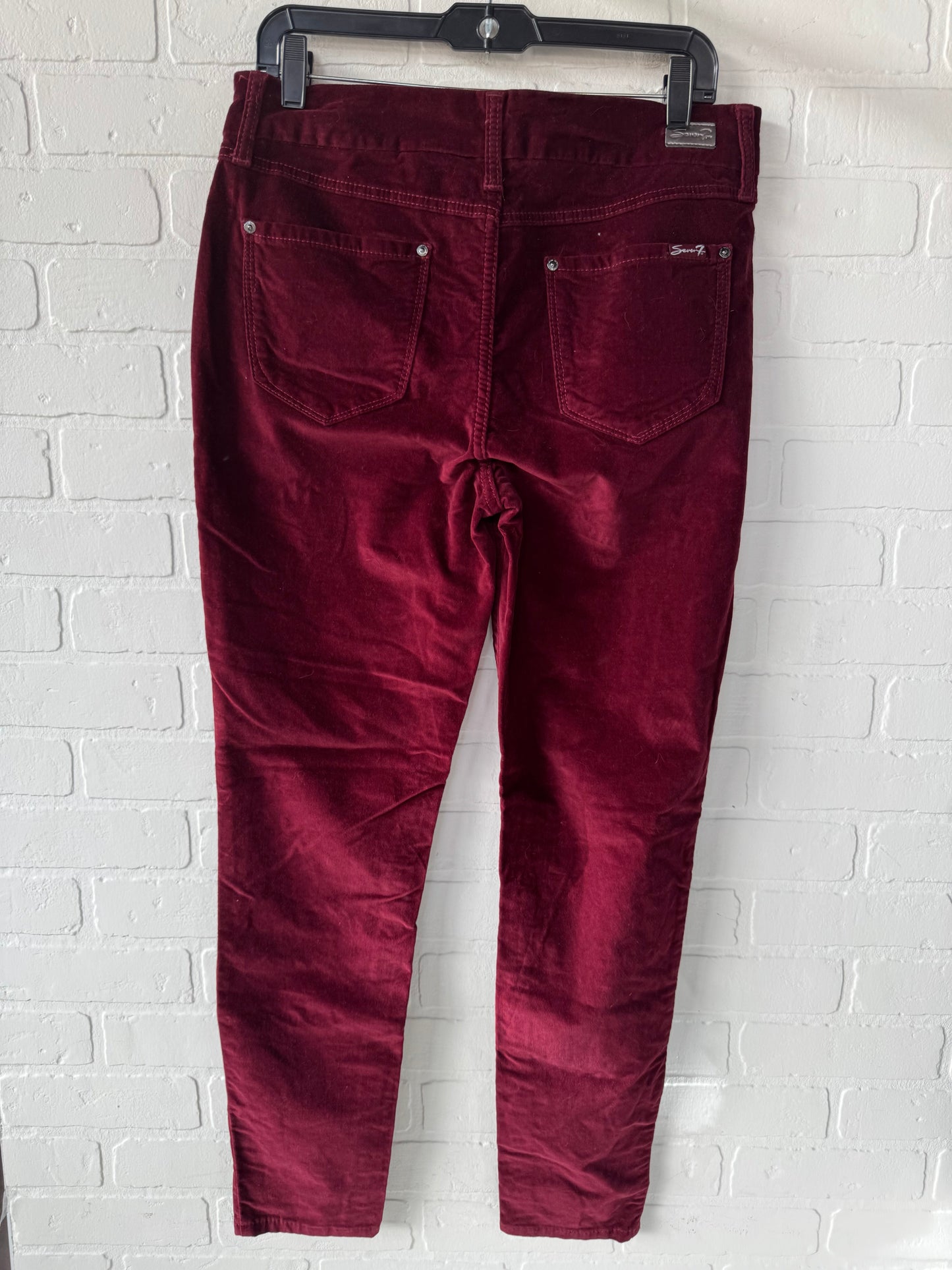 Pants Corduroy By Seven 7 In Red, Size: 10