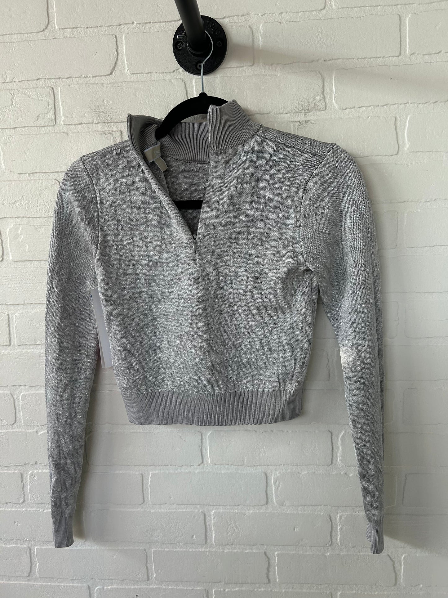 Sweater By Michael By Michael Kors In Silver, Size: Xs