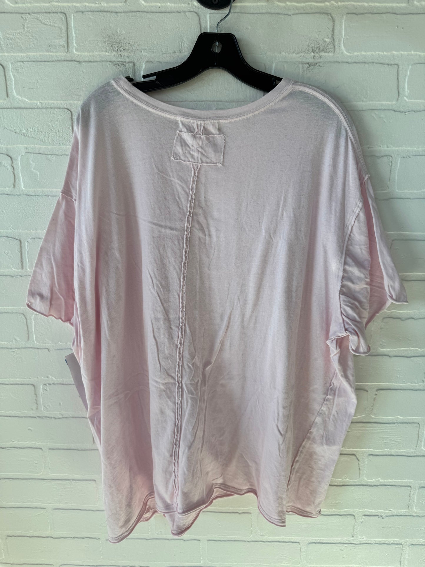 Top Short Sleeve By We The Free In Pink, Size: Xl