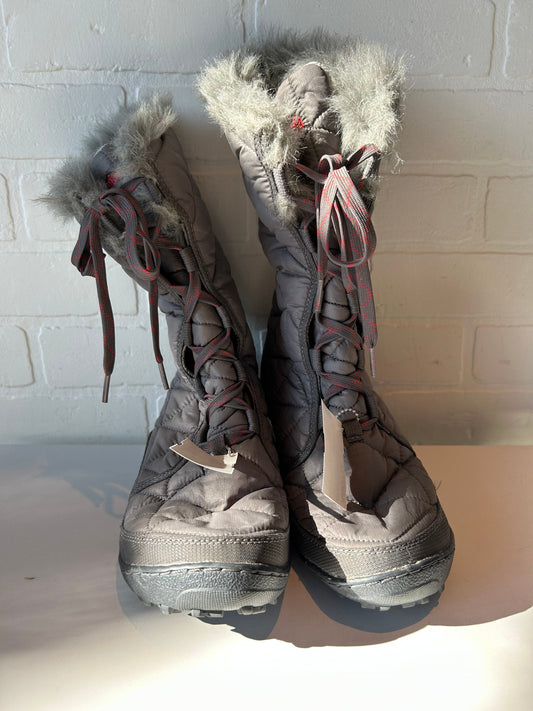 Boots Snow By Columbia In Grey, Size: 9