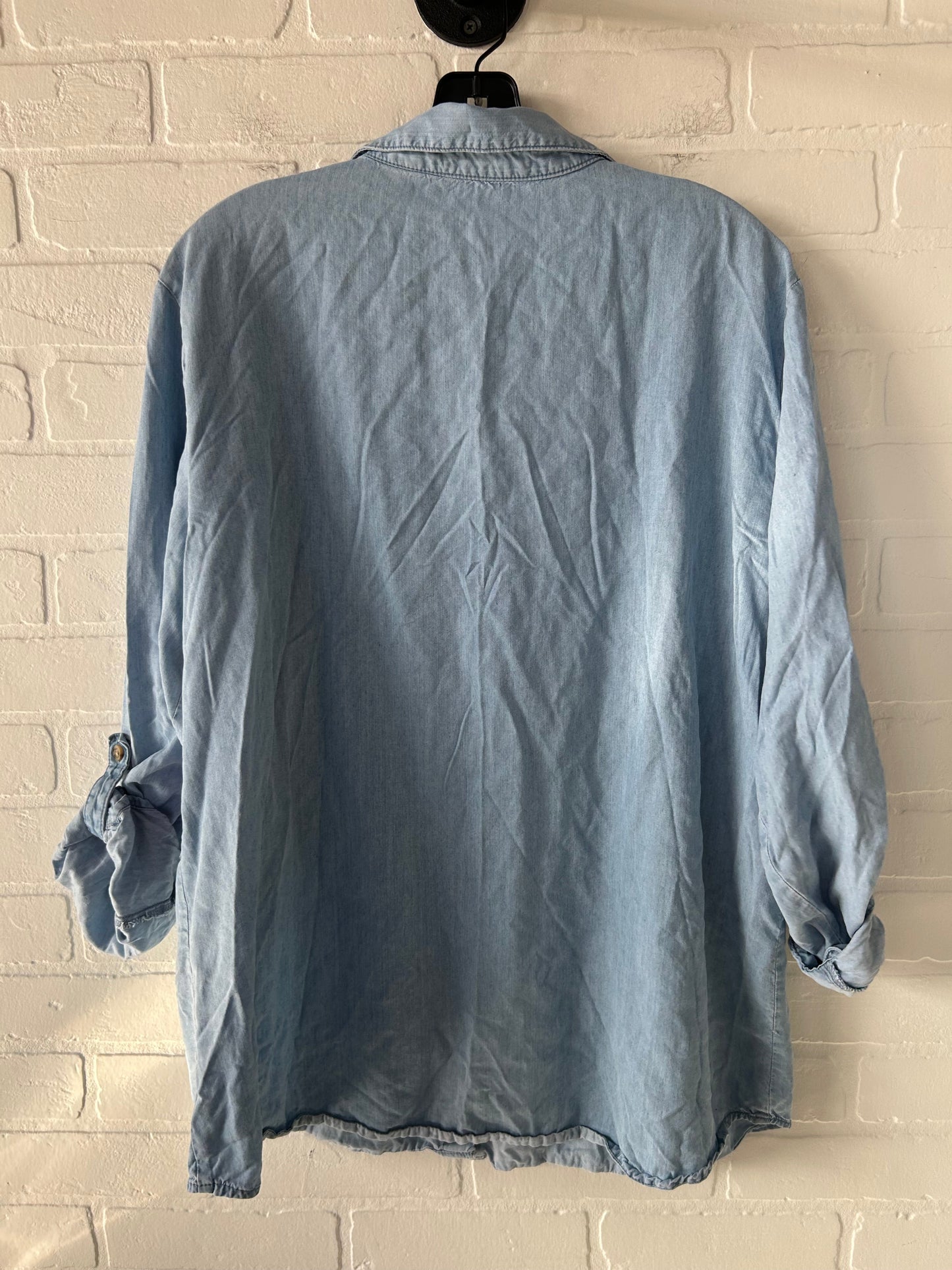 Top Long Sleeve By Social Standard By Sanctuary In Blue, Size: Xxl