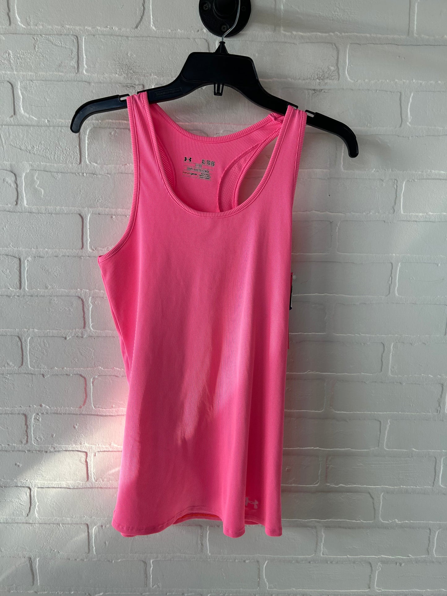 Athletic Tank Top By Under Armour In Pink, Size: Xl