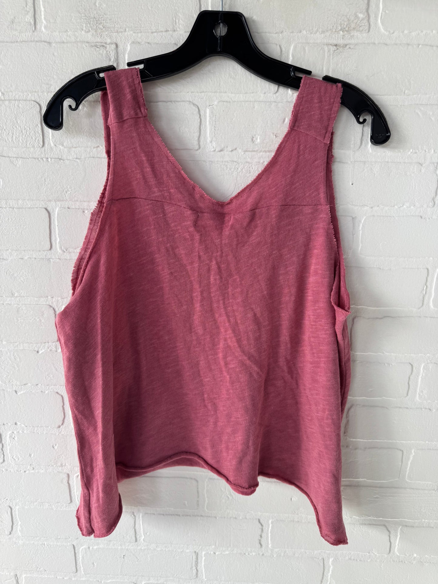 Top Sleeveless By Treasure And Bond In Pink, Size: L