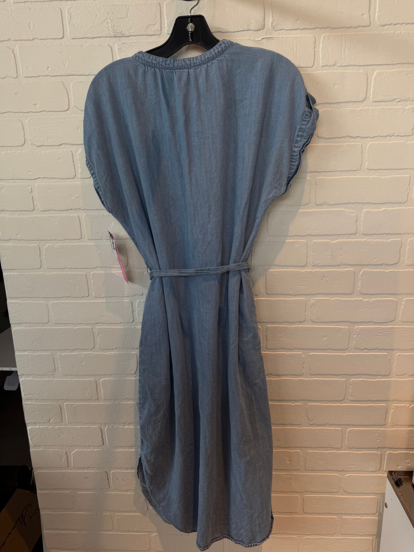 Dress Casual Midi By Gap In Blue, Size: S