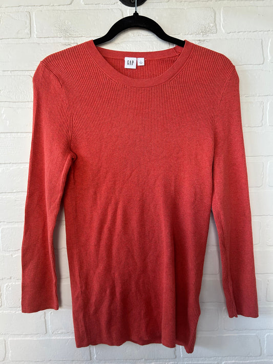 Sweater By Gap In Orange, Size: L