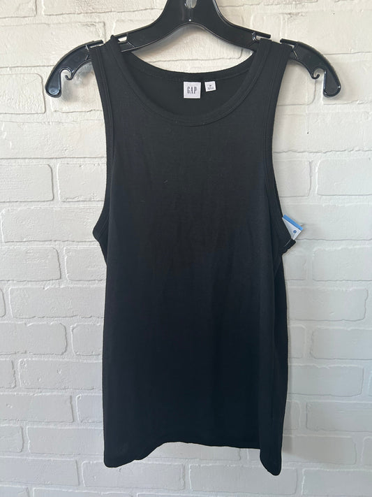 Top Sleeveless Basic By Gap In Black, Size: M