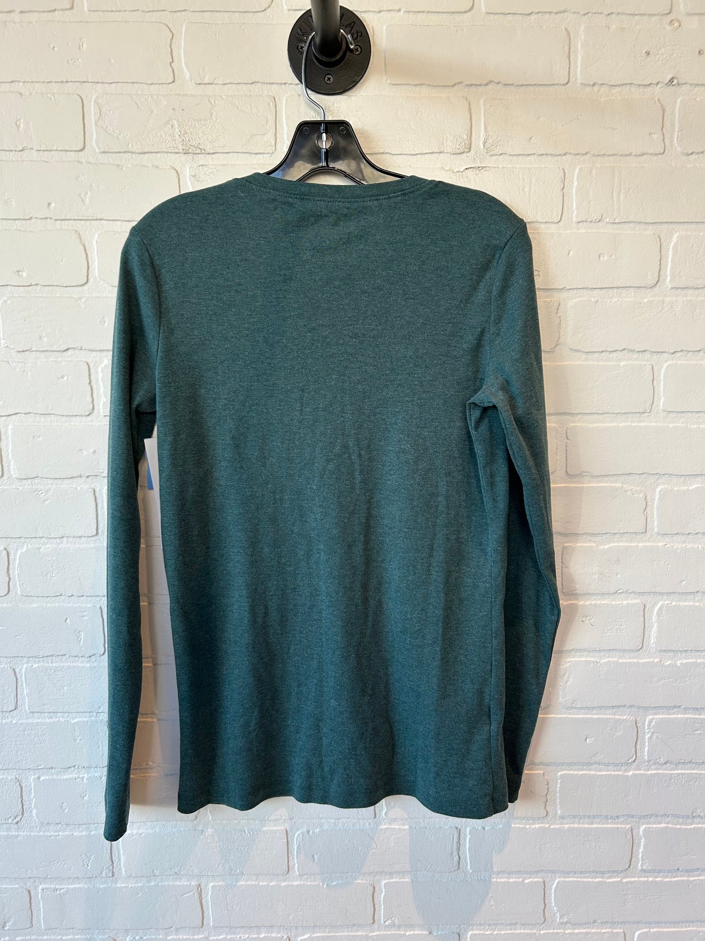 Top Long Sleeve Basic By Eddie Bauer In Green, Size: L