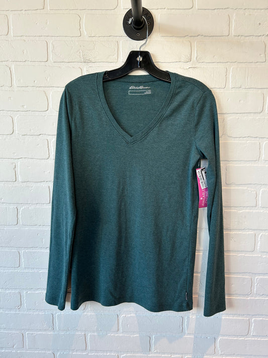 Top Long Sleeve Basic By Eddie Bauer In Green, Size: L