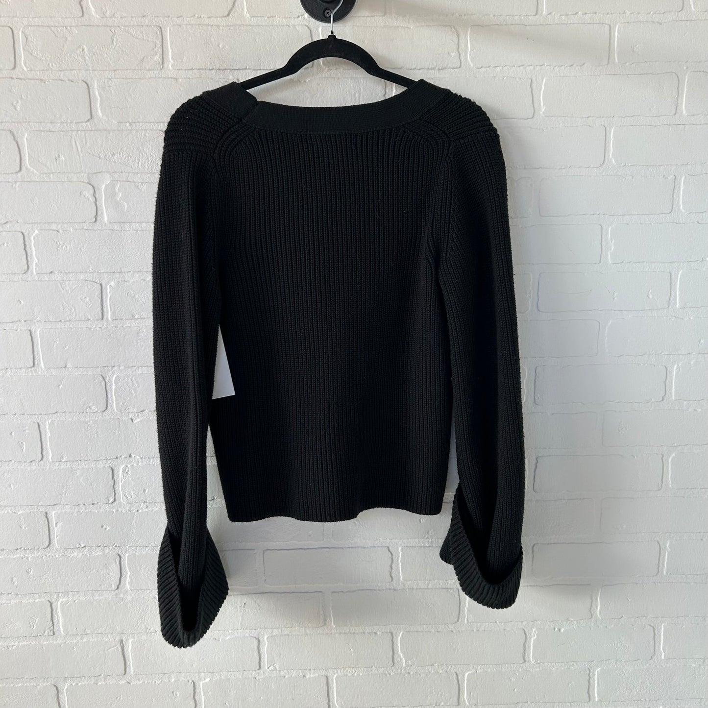 Sweater Cardigan By Banana Republic In Black, Size: M