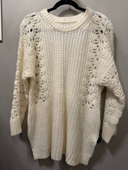 Sweater By Pilcro In Cream, Size: Xs