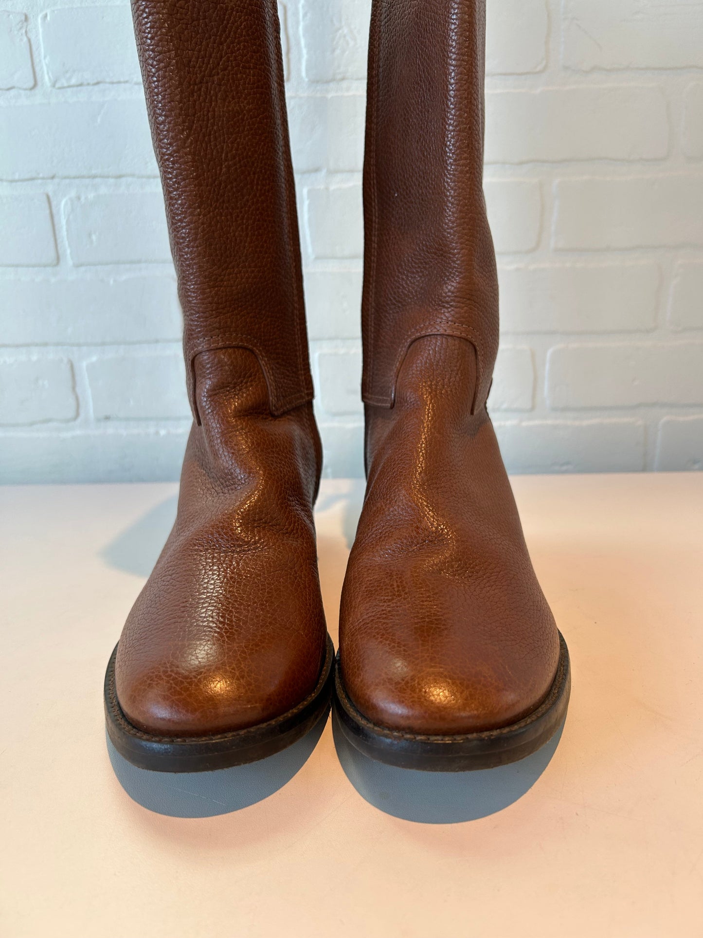 Boots Designer By Tory Burch In Brown, Size: 9