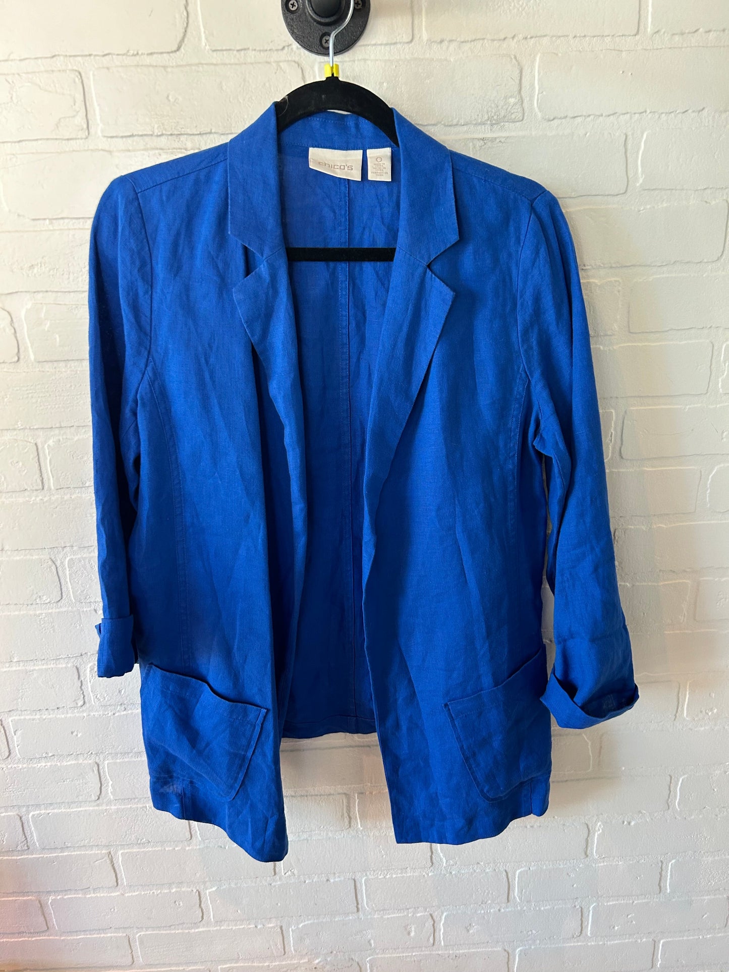 Blazer By Chicos In Royal Blue, Size: S