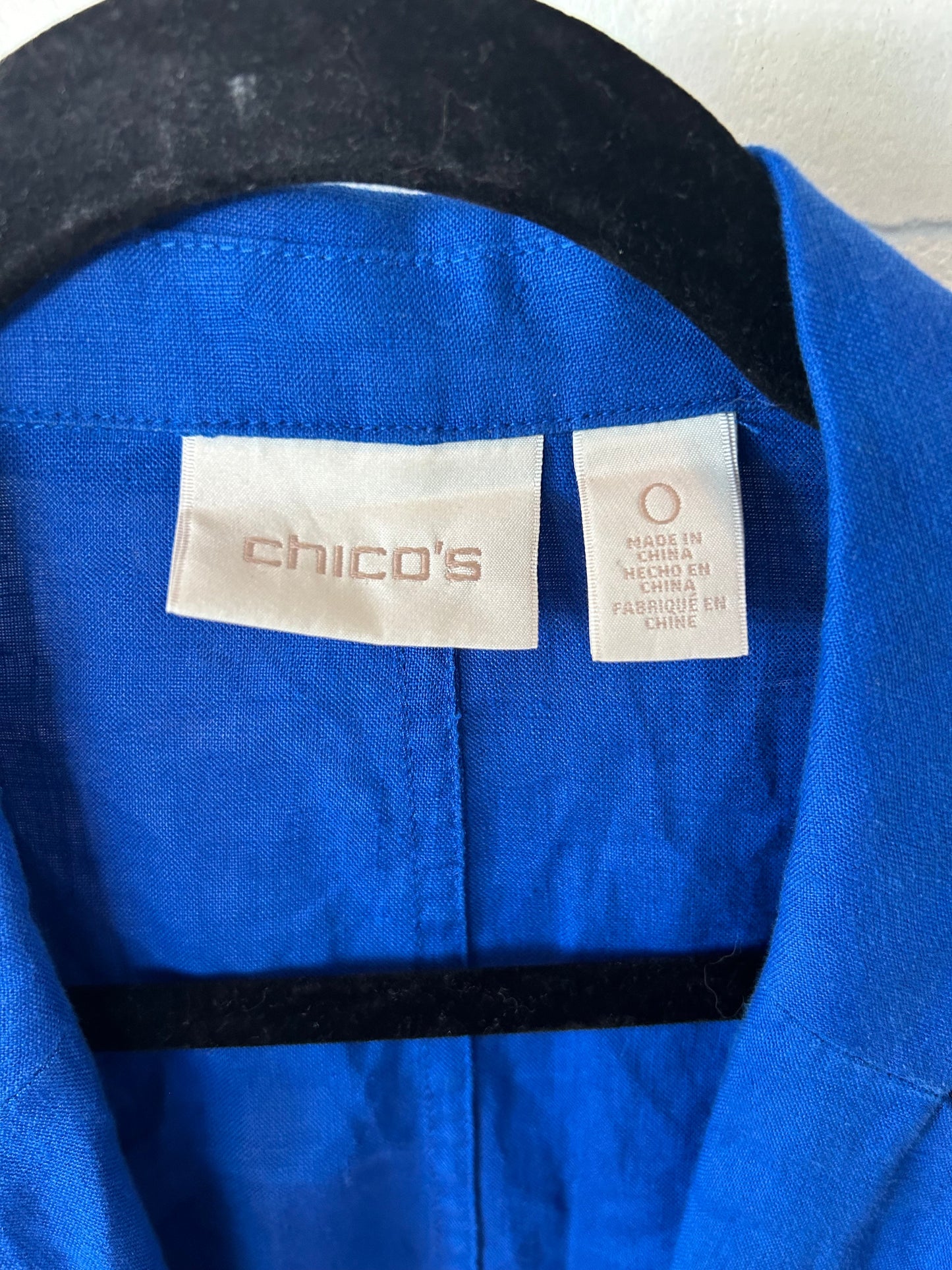 Blazer By Chicos In Royal Blue, Size: S