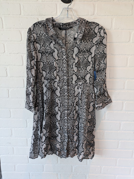 Snakeskin Print Dress Casual Short Zara Women, Size M