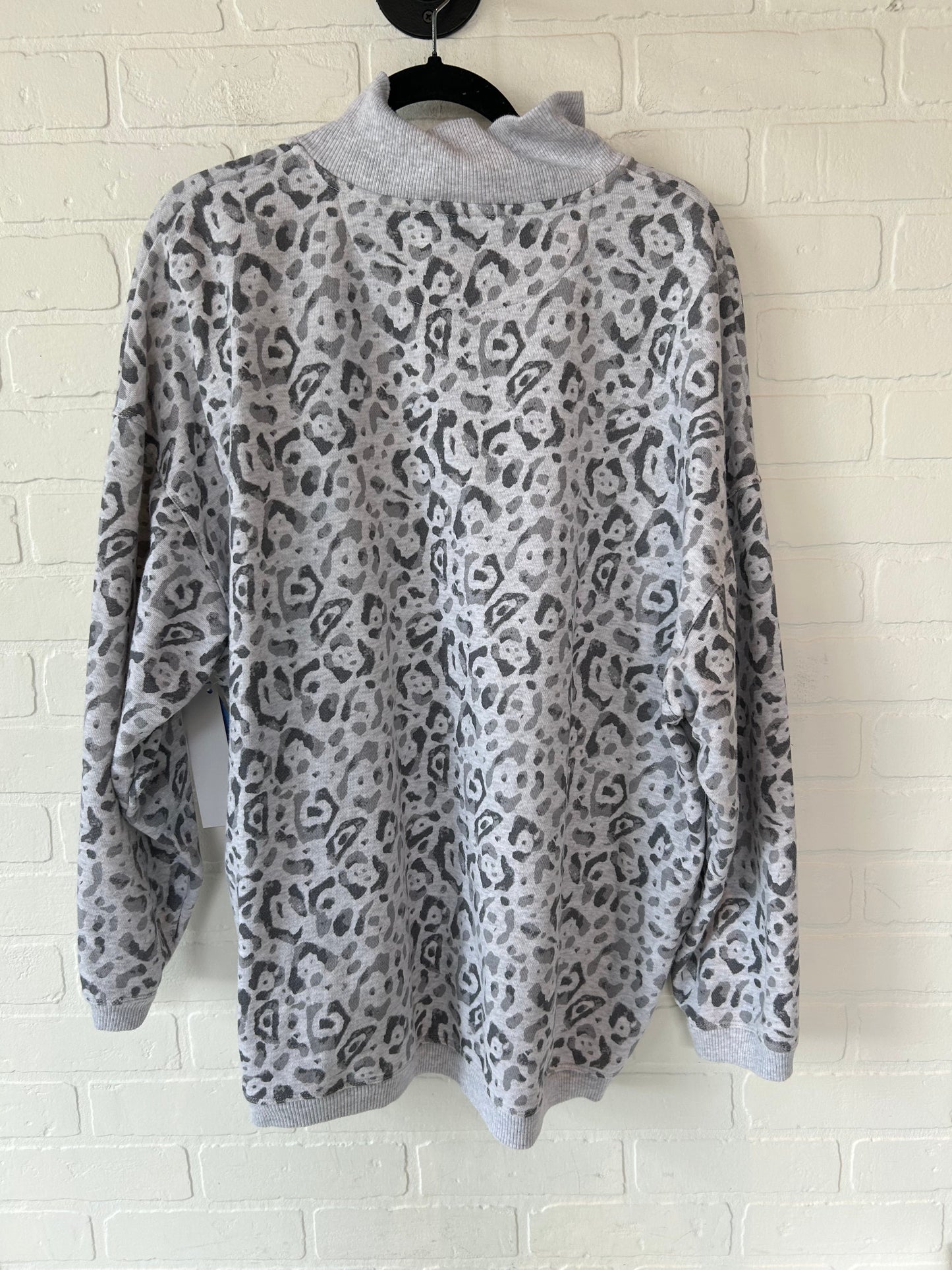 Sweatshirt Crewneck By Aerie In Animal Print, Size: L