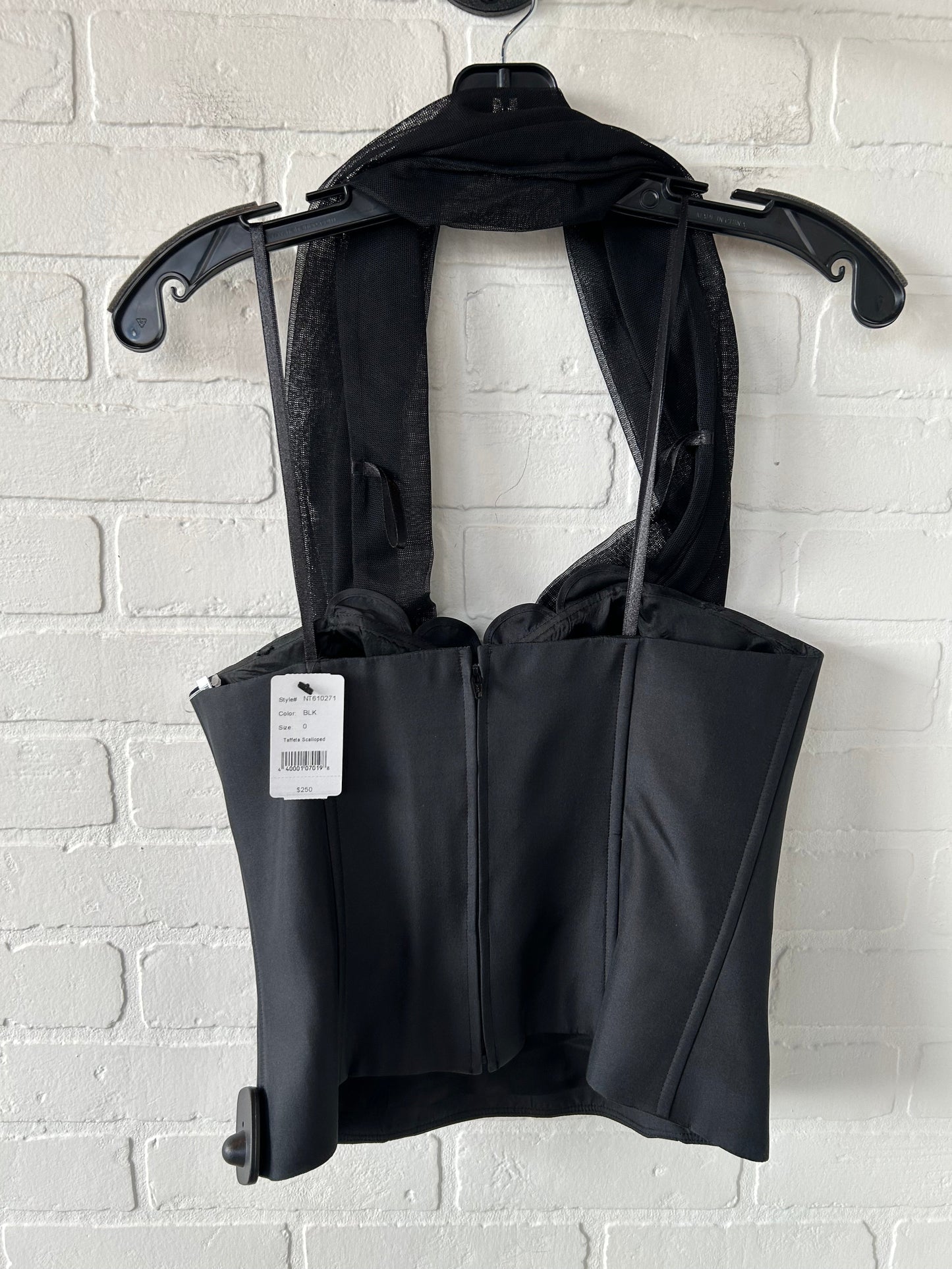 Top Sleeveless By JULIANA COLLEZIONE In Black, Size: Xs