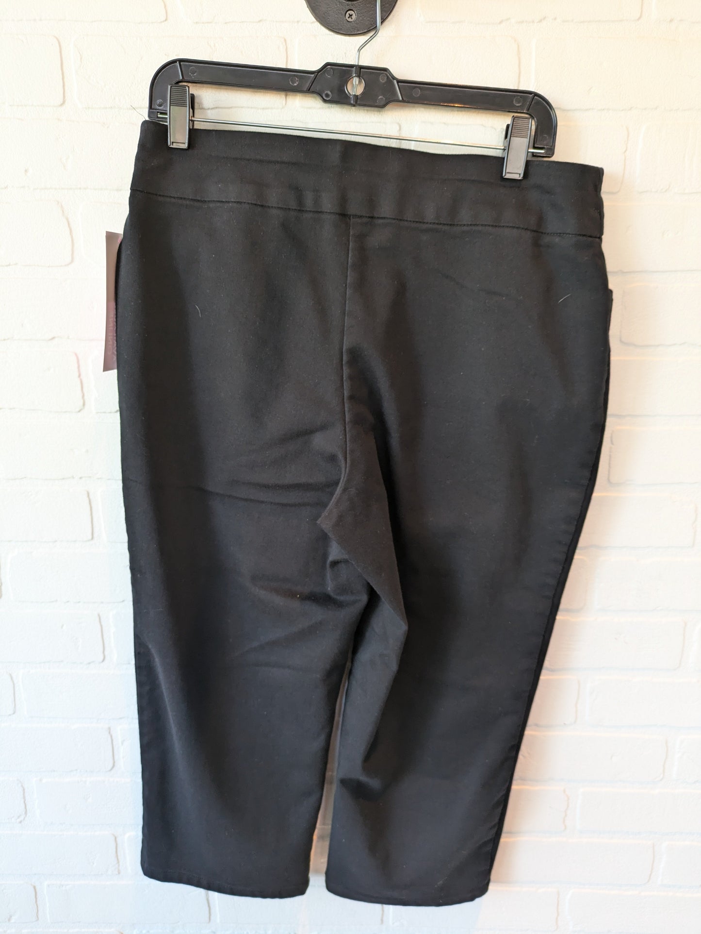 Pants Cropped By Croft And Barrow In Black, Size: 12