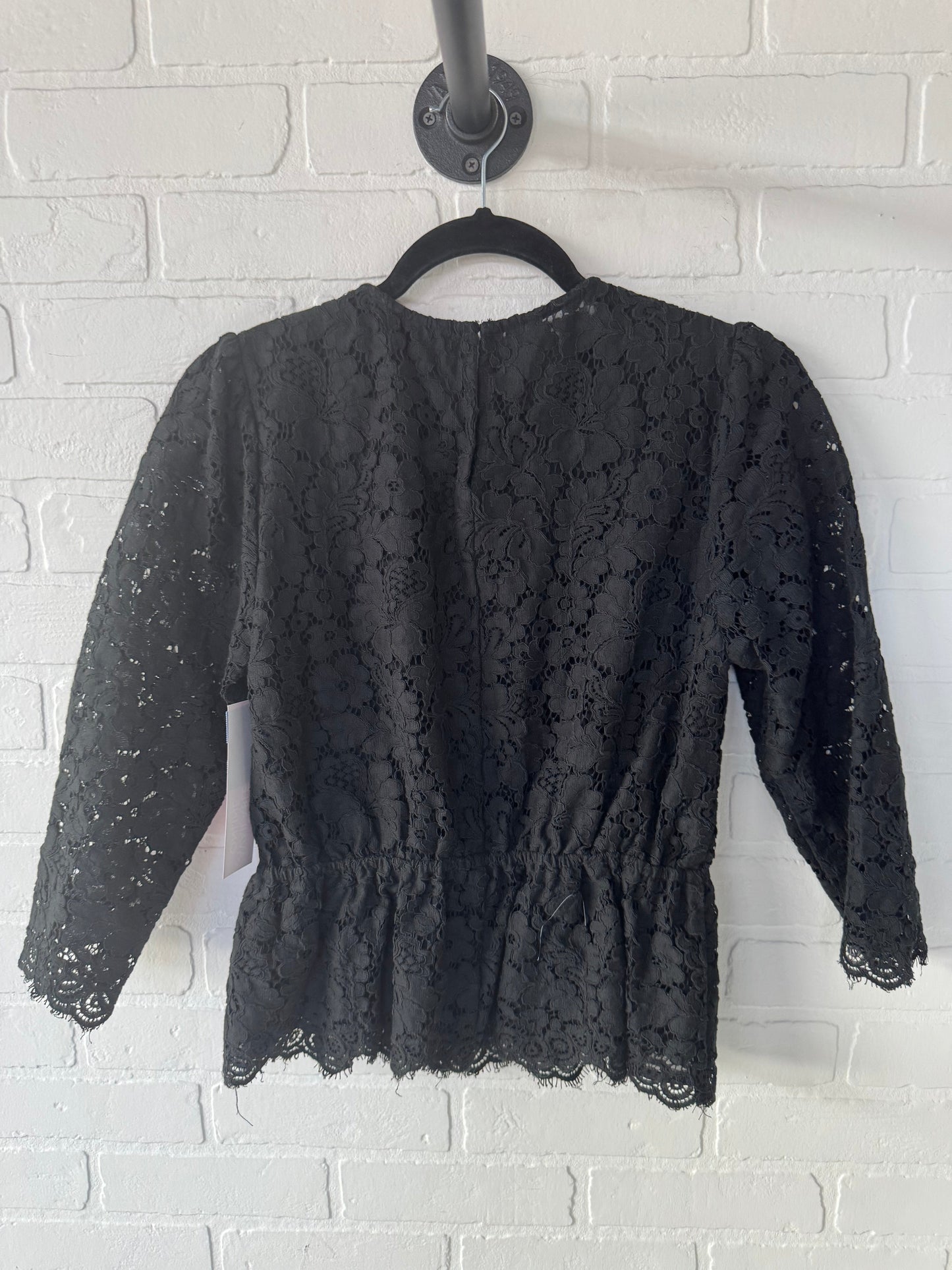 Top 3/4 Sleeve By Express In Black, Size: M