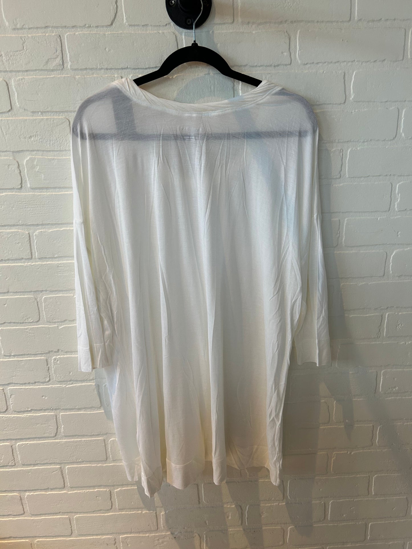 Top Long Sleeve By Lane Bryant In Cream, Size: 1x