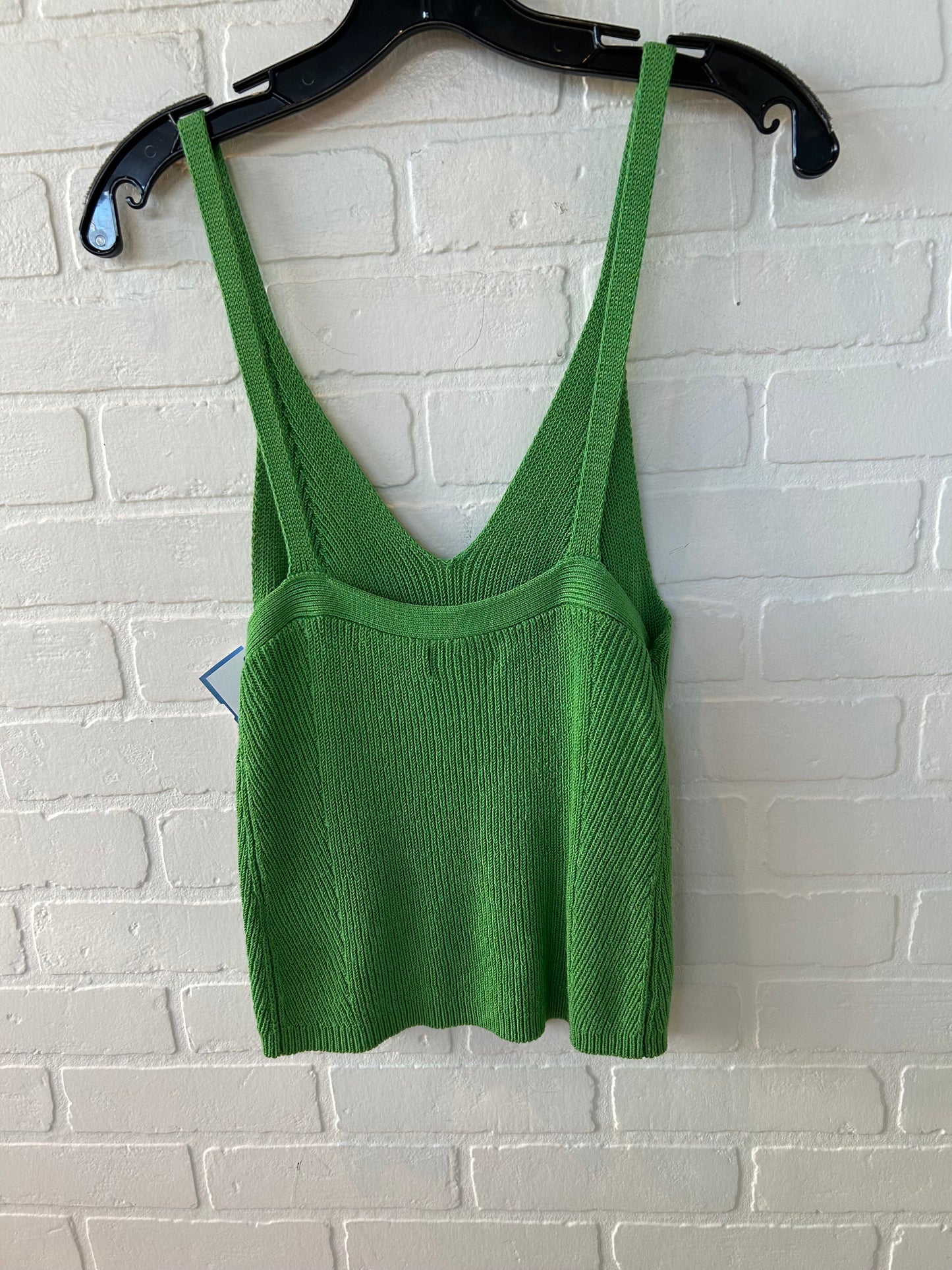 Top Sleeveless By Maeve In Green, Size: S