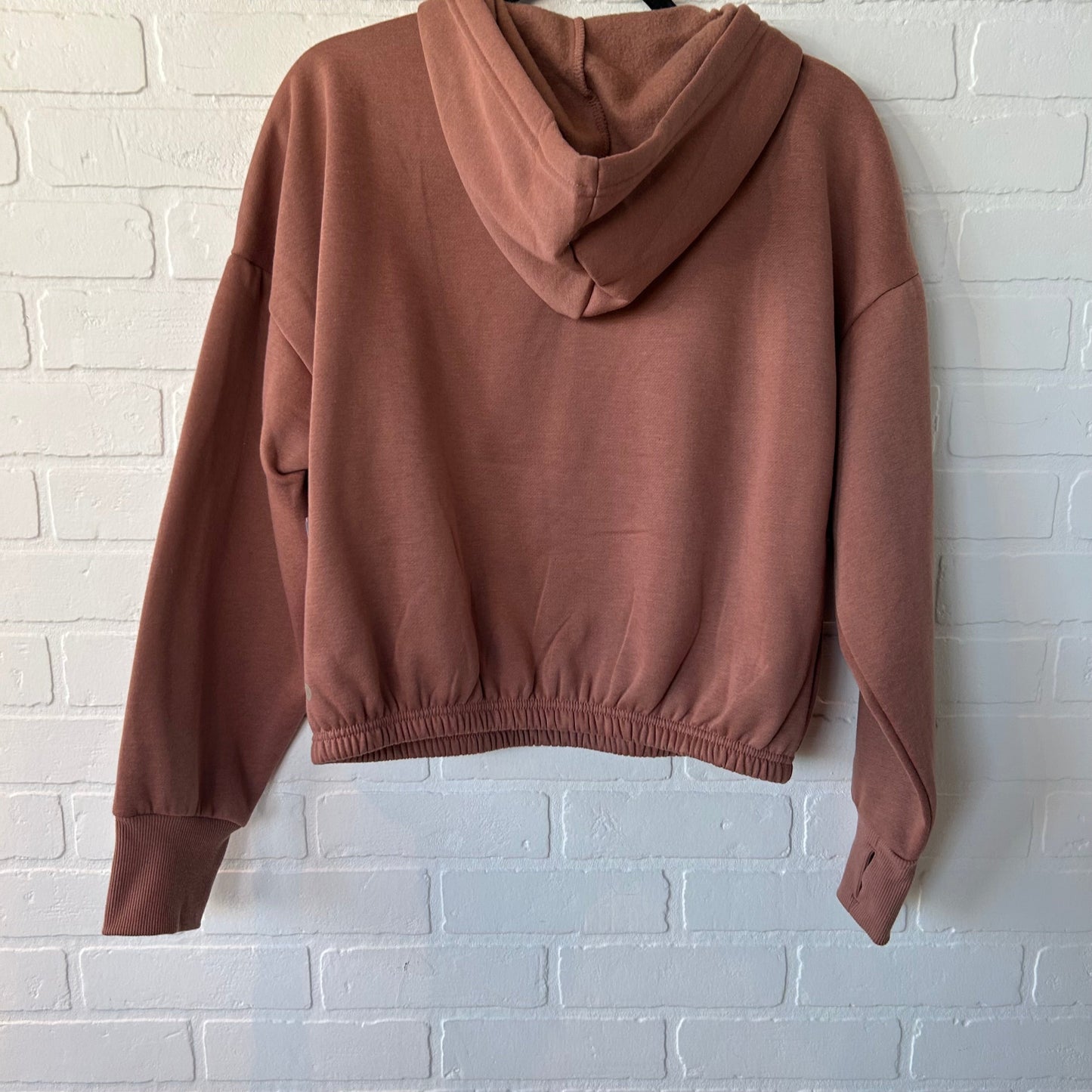 Sweatshirt Hoodie By AURA In Brown, Size: L