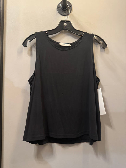 Top Sleeveless By Lush In Black, Size: M