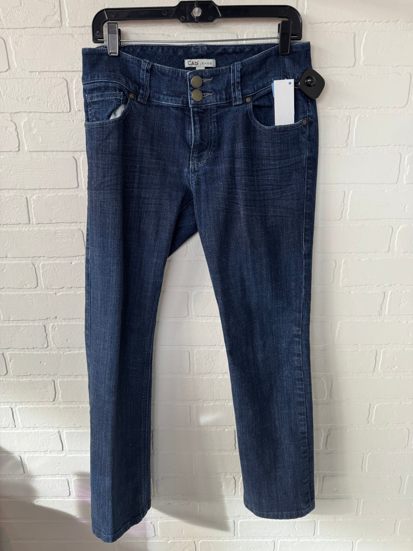 Jeans Straight By Cabi In Blue, Size: 6