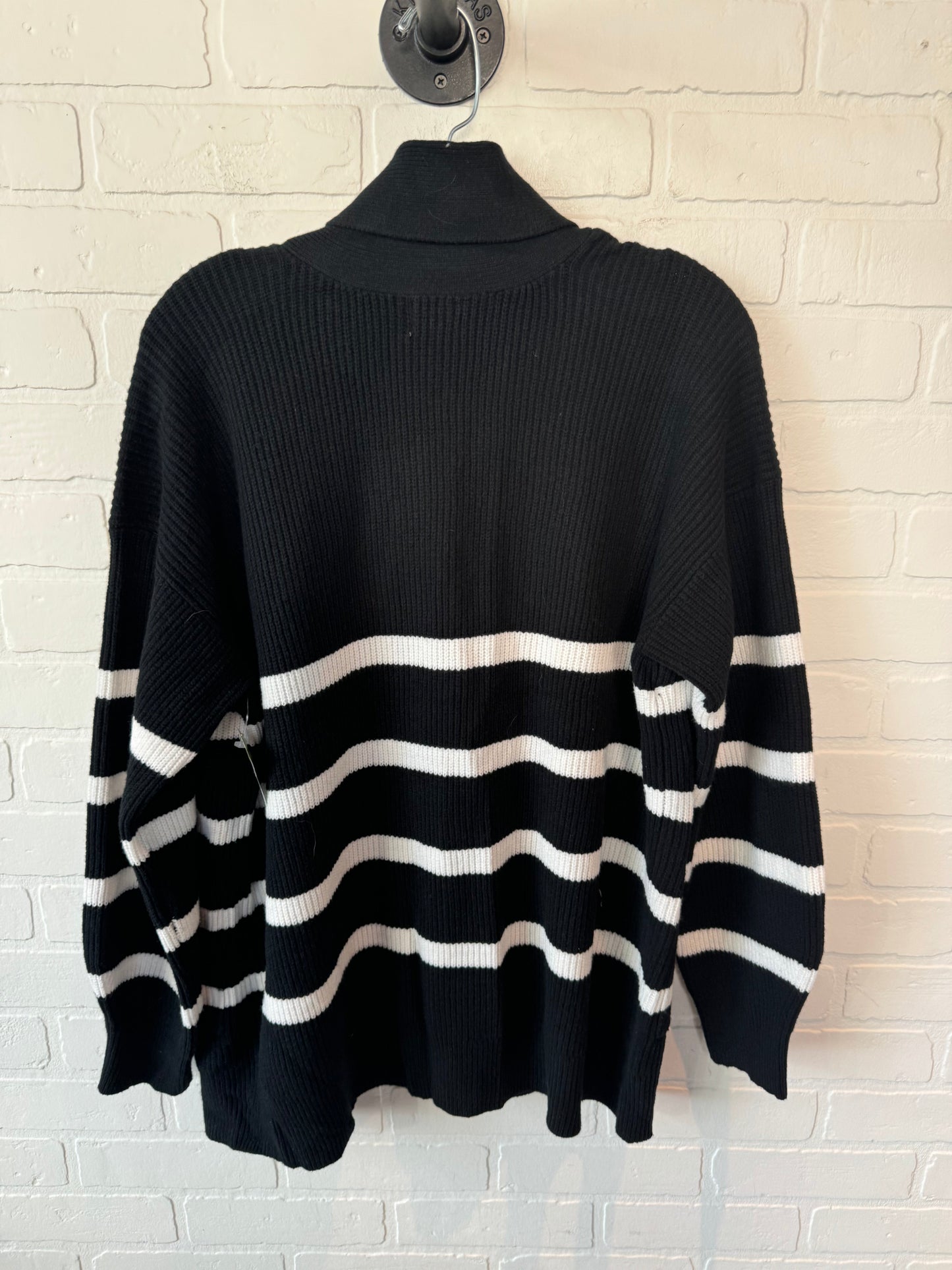 Sweater Cardigan By A New Day In Black & White, Size: M