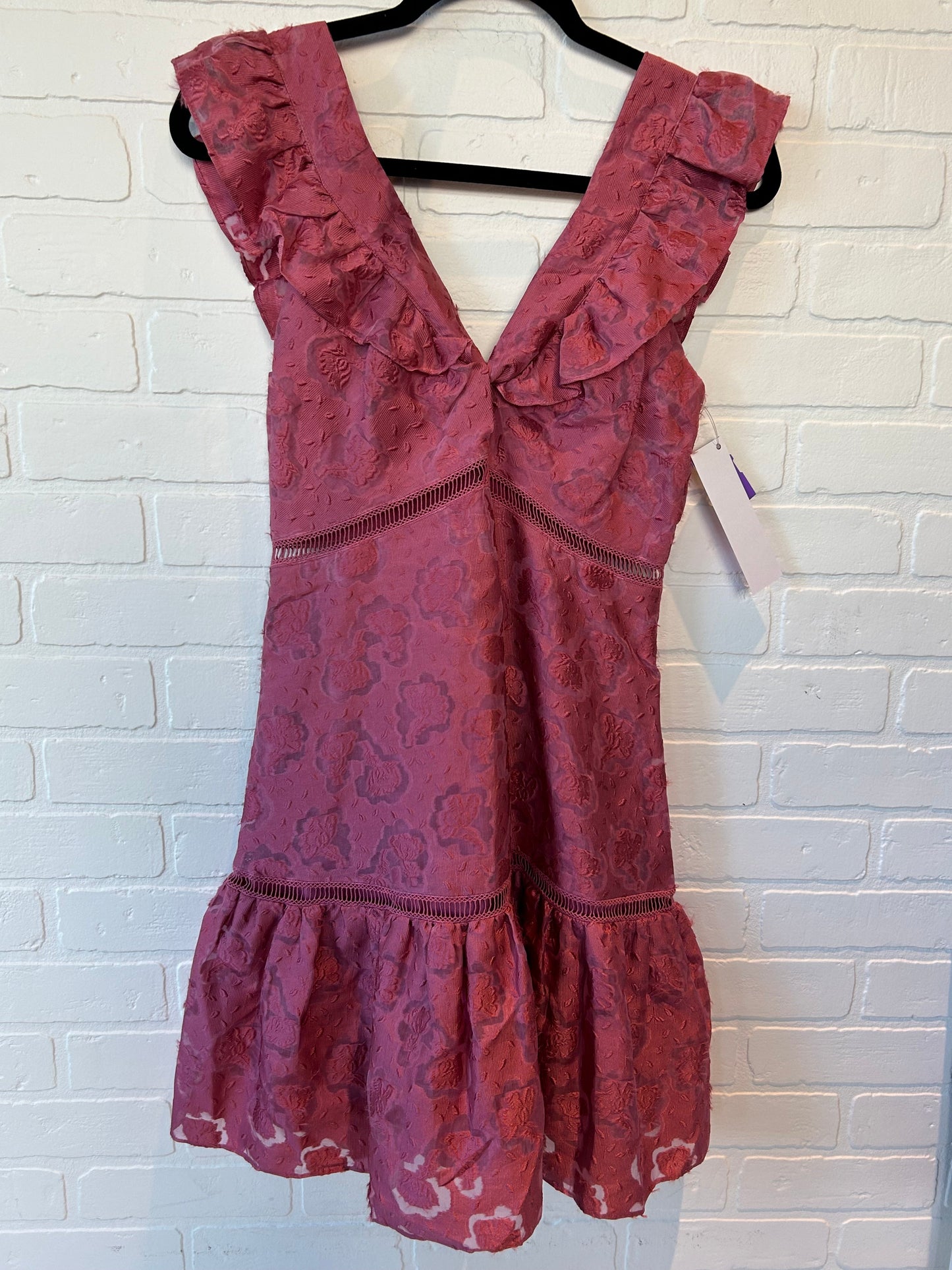 Pink Dress Party Short Rebecca Taylor, Size Xs