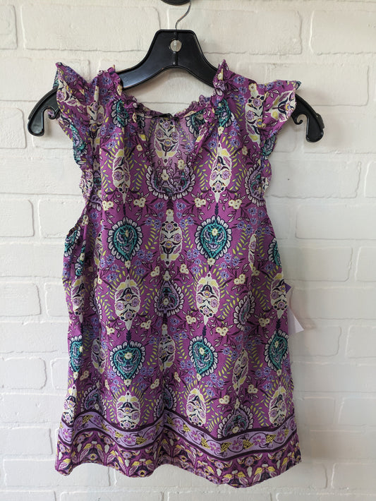 Purple Top Sleeveless Talbots, Size M