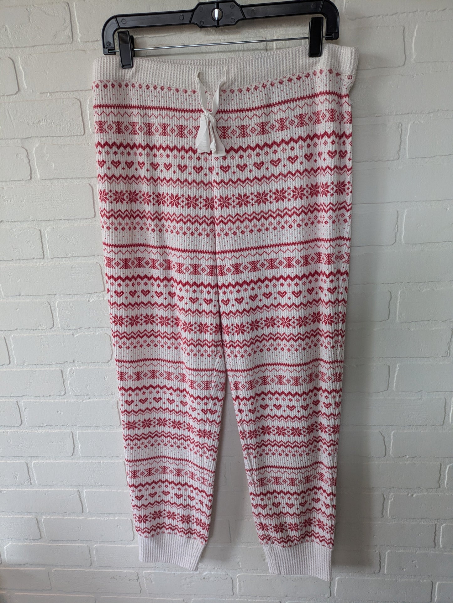 Red & White Pajamas 2pc Loft, Size M