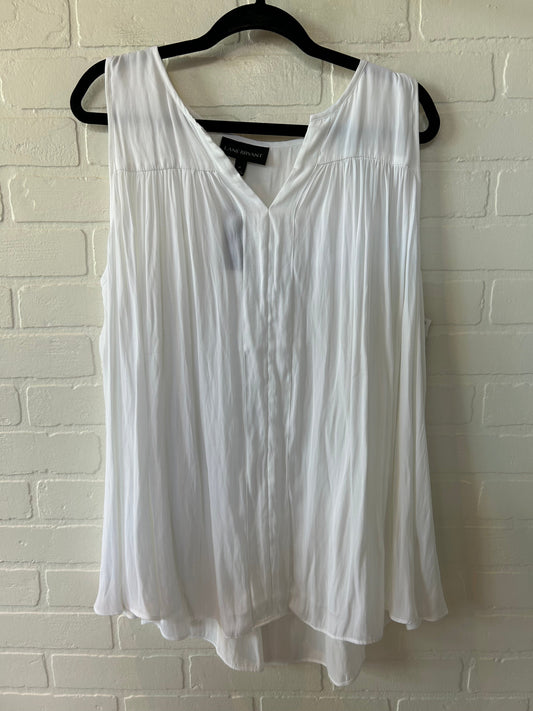 White Top Sleeveless Lane Bryant, Size 1x