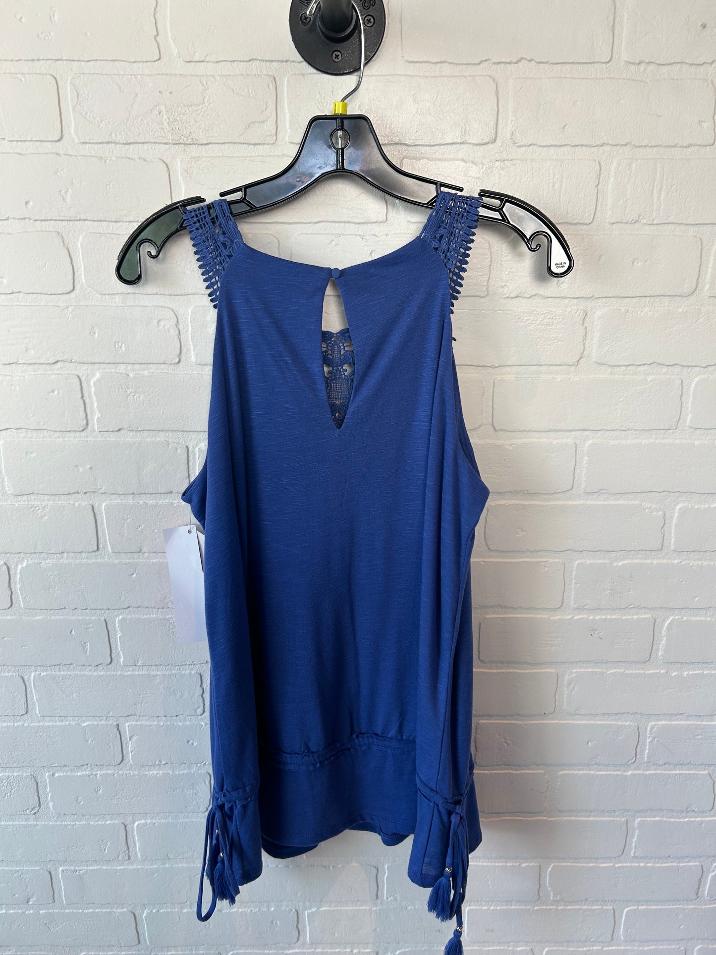 Top Sleeveless By White House Black Market In Blue, Size: M