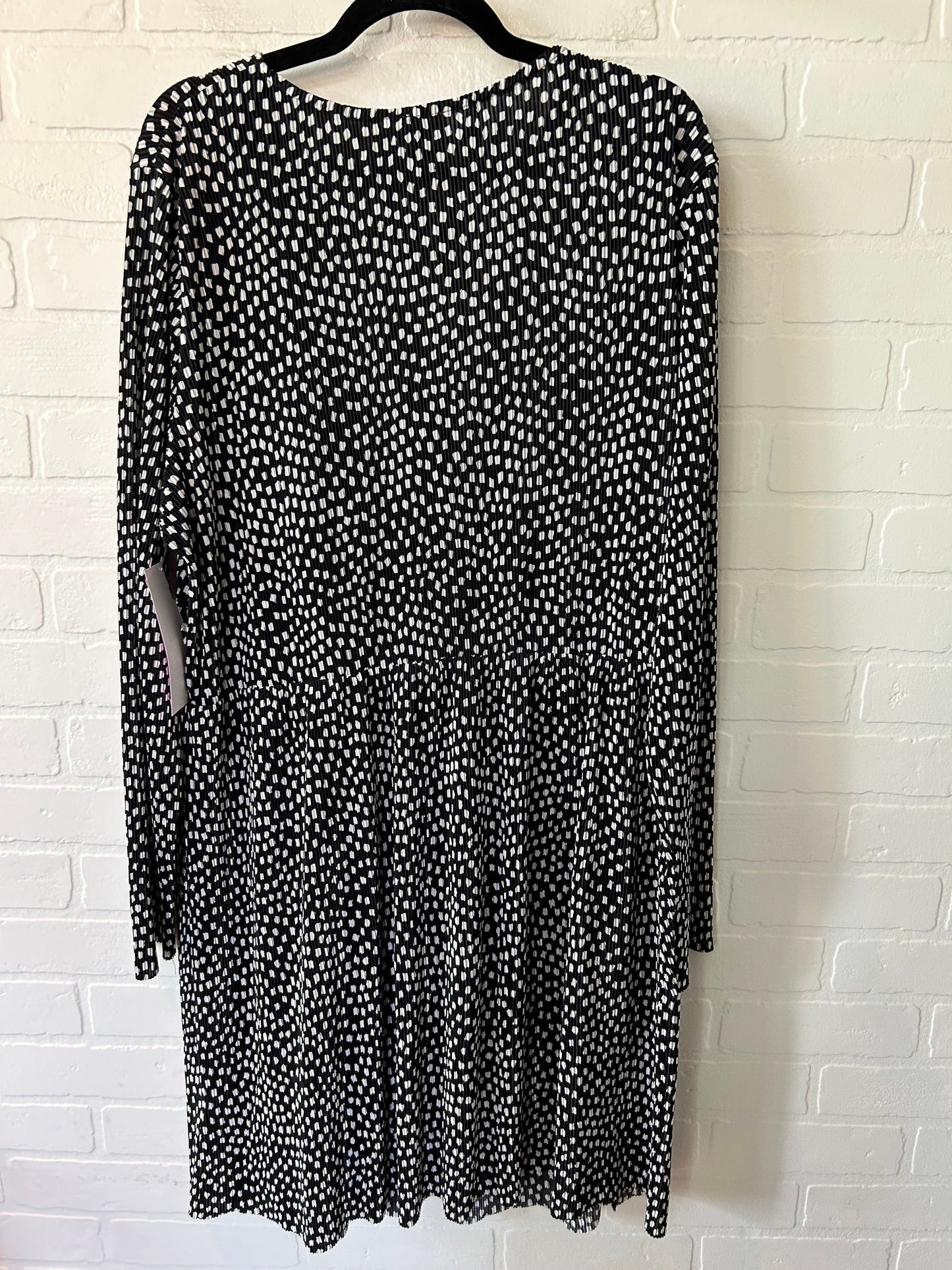 Black & White Dress Casual Short Asos, Size 1x