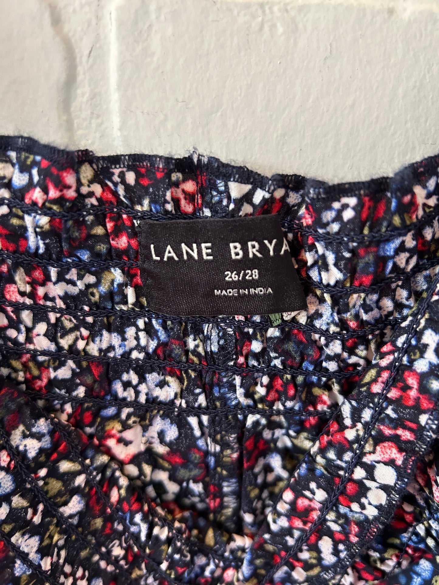 Floral Print Top Long Sleeve Lane Bryant, Size 4x