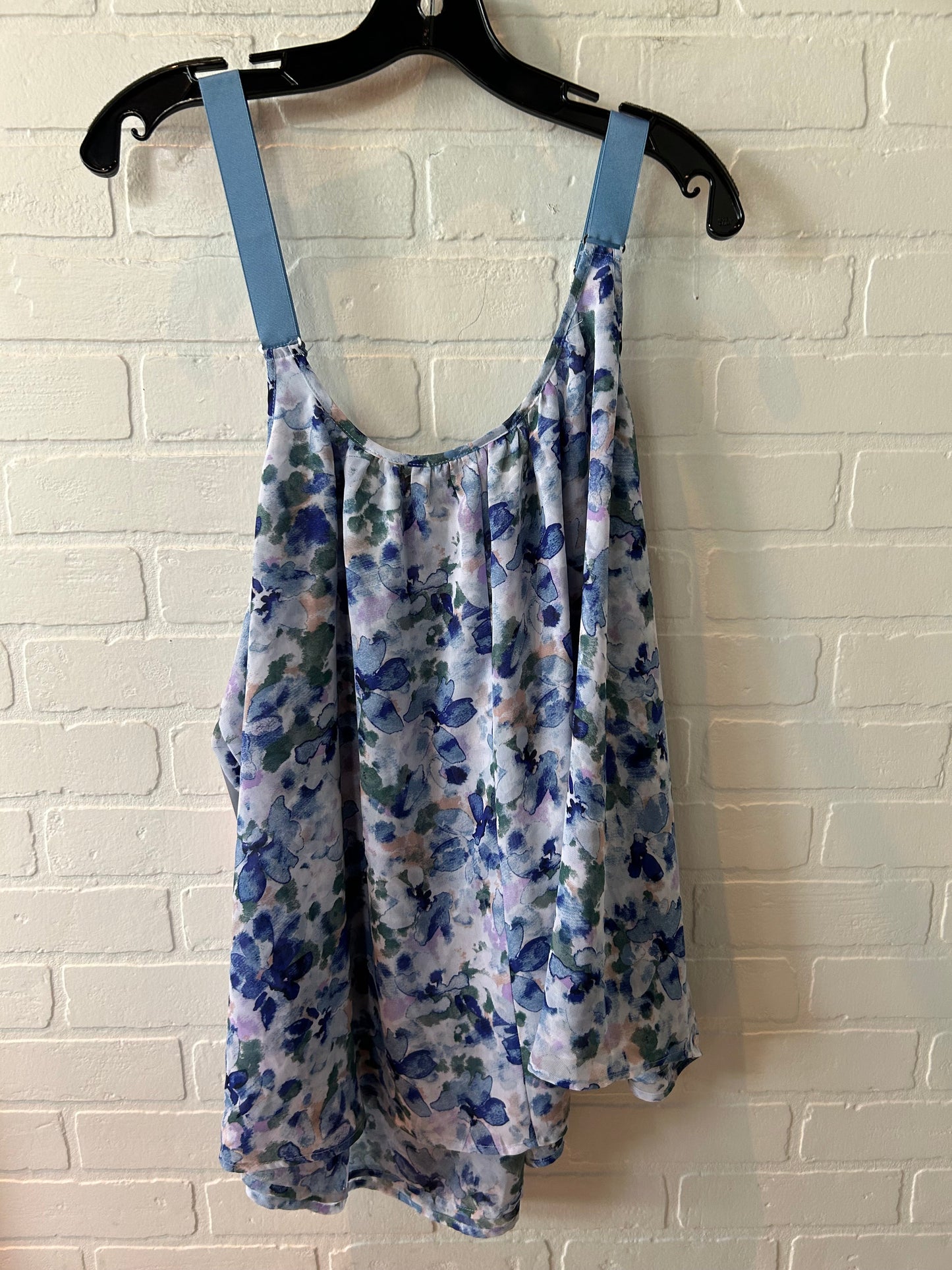 Blue & White Top Sleeveless Lane Bryant, Size 4x