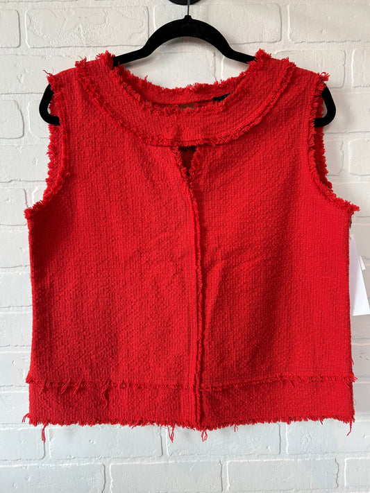 Orange Top Sleeveless Zara, Size Xl