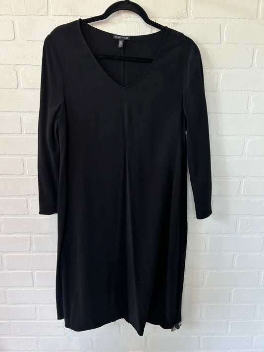 Black Dress Casual Midi Eileen Fisher, Size S