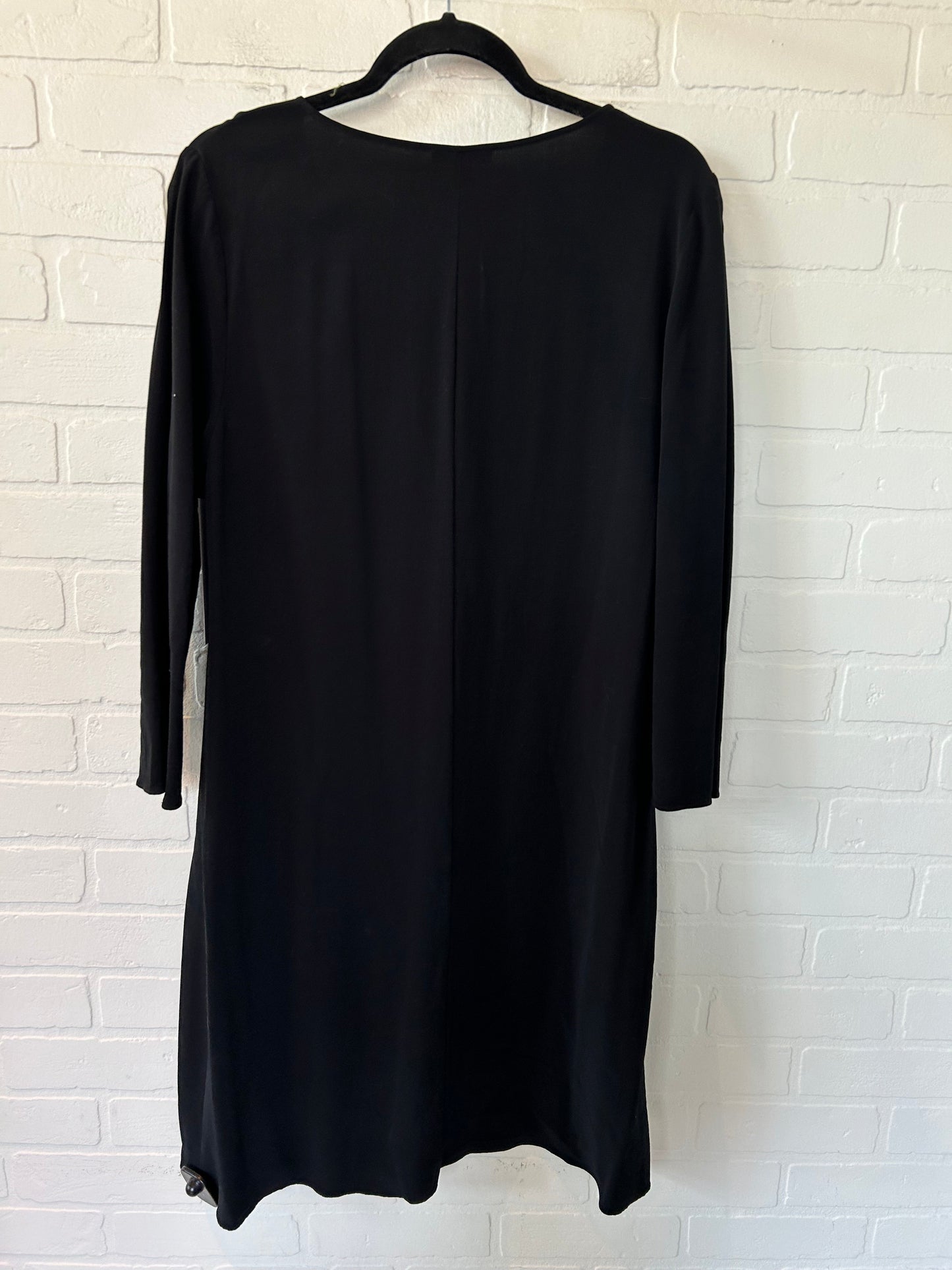 Black Dress Casual Midi Eileen Fisher, Size S