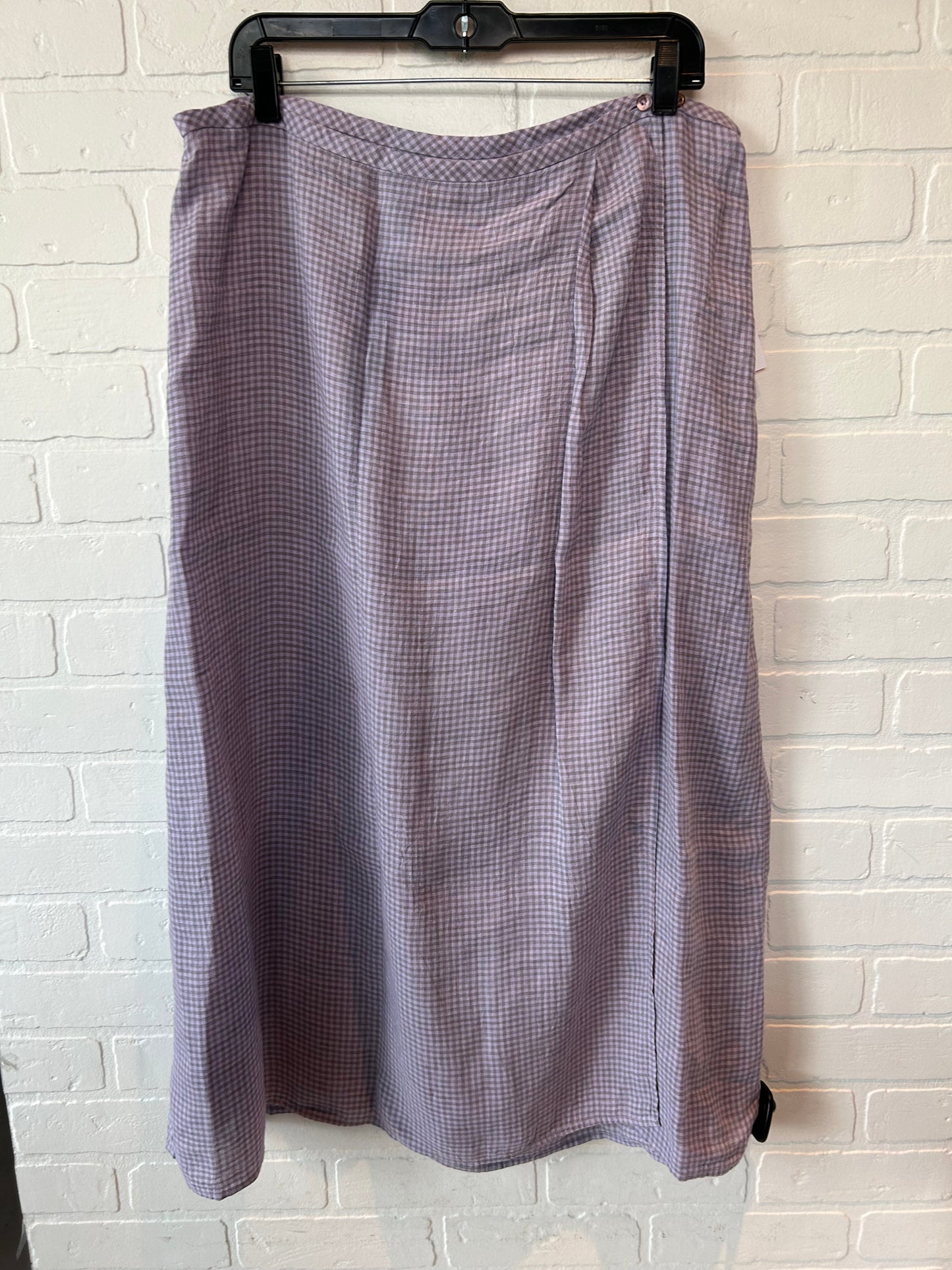 Skirt Maxi By Eileen Fisher In Purple, Size: 12