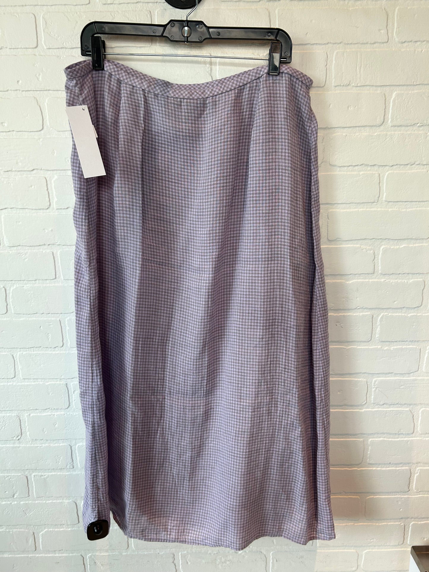 Skirt Maxi By Eileen Fisher In Purple, Size: 12