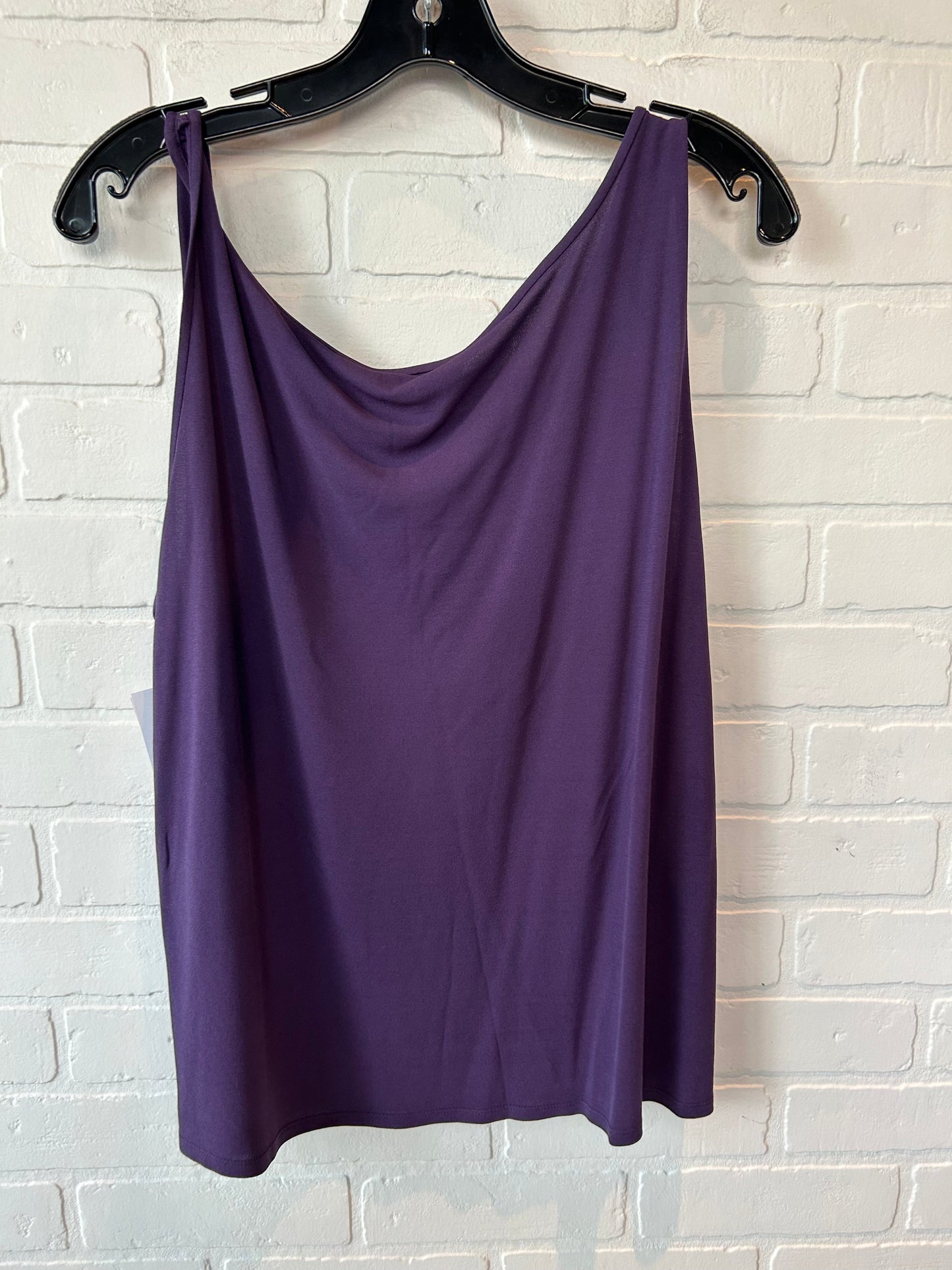 Tank Top By Eileen Fisher In Purple, Size: Xl