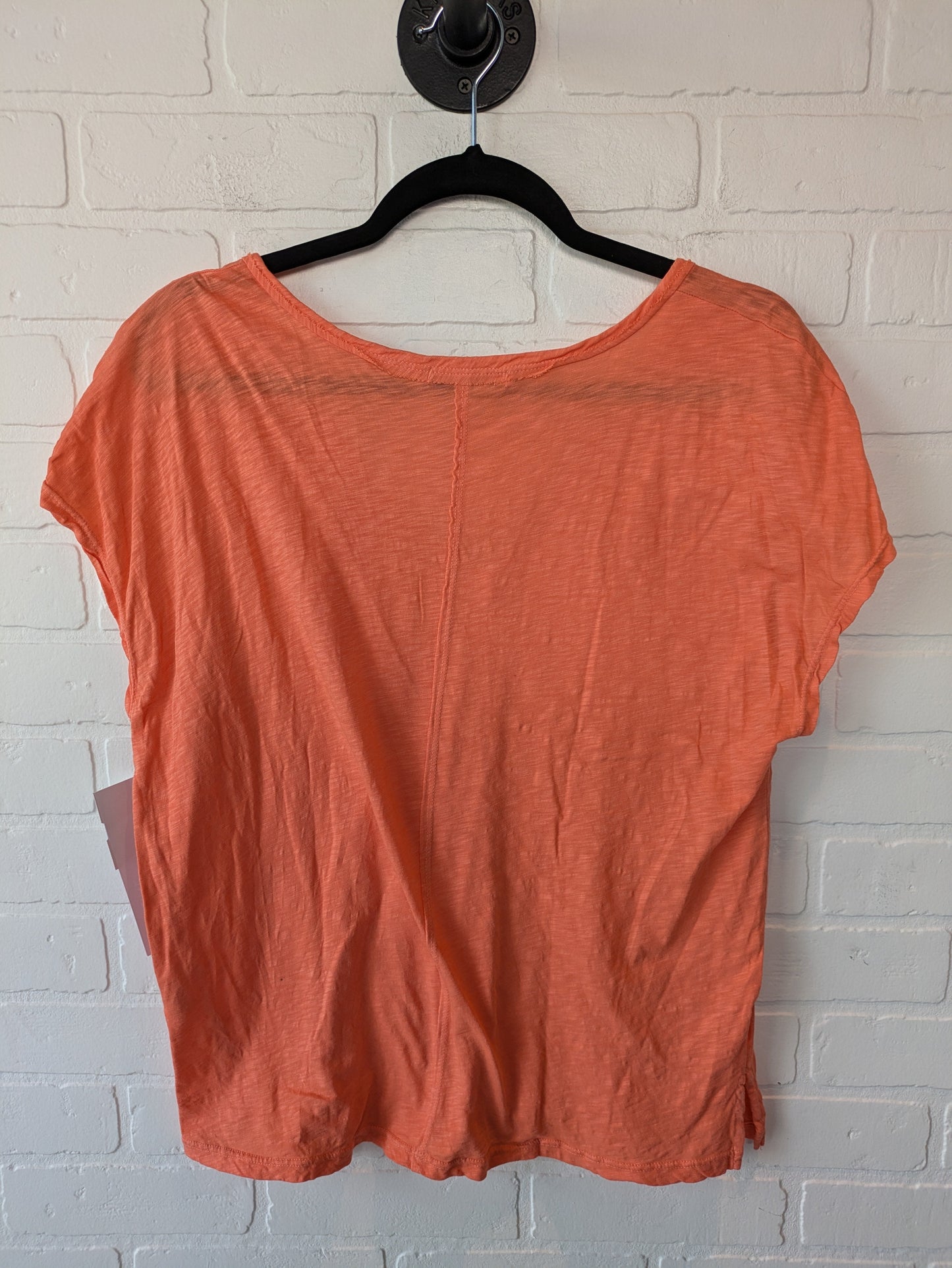 Top Short Sleeve Basic By Michael Stars In Orange, Size: Onesize