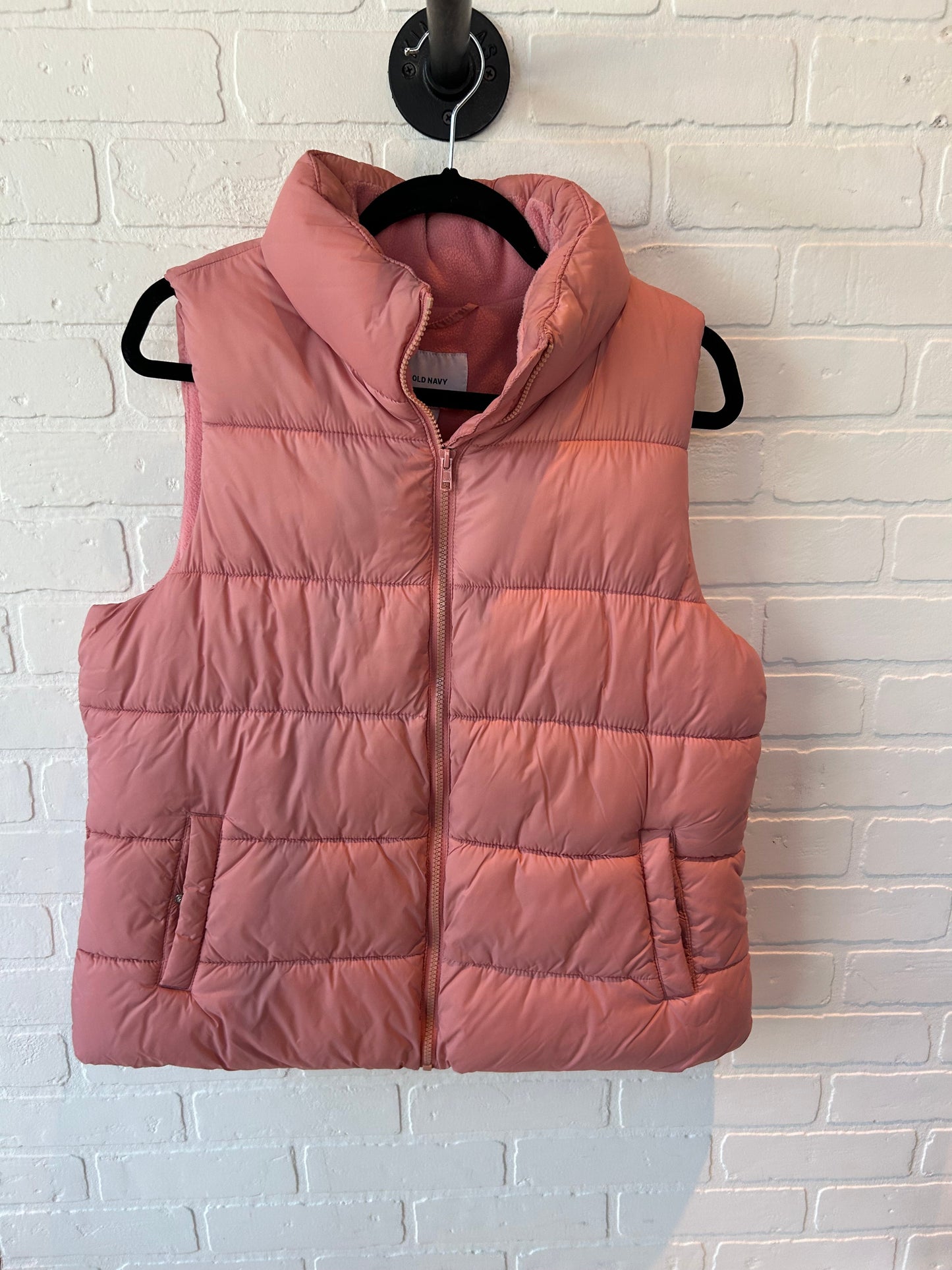 Vest Puffer & Quilted By Old Navy In Orange, Size: L