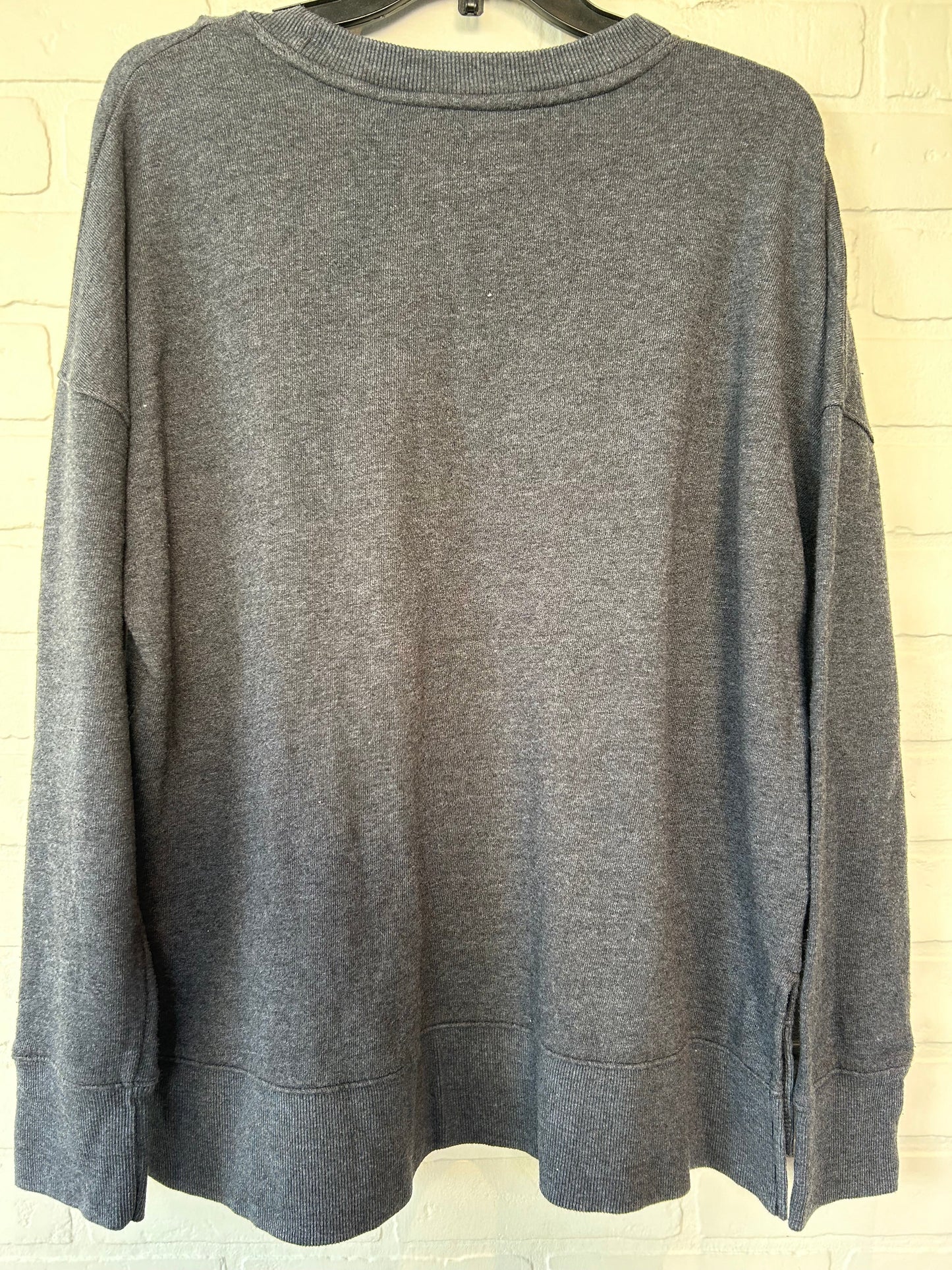 Sweatshirt Crewneck By Time And Tru In Grey, Size: L