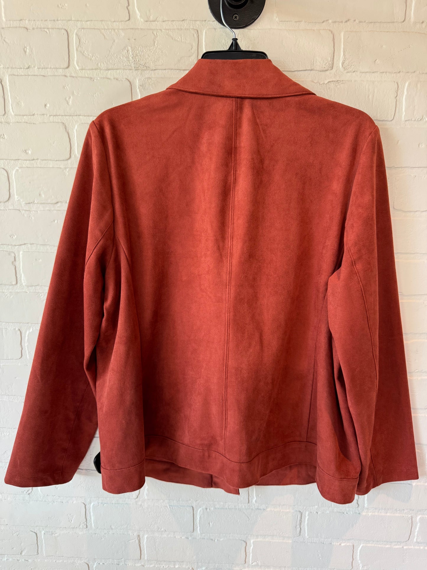 Jacket Other By Chicos In Orange, Size: L